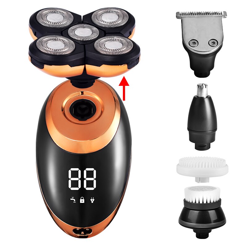 Electric Shaver with LCD Display